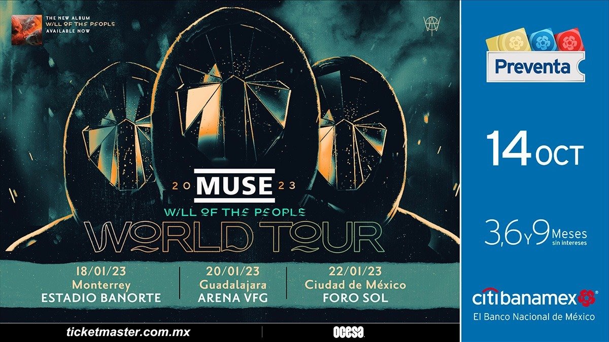 MUSE anuncia fechas en México de su Will Of The People World Tour en 2023! | Así Soy TV
