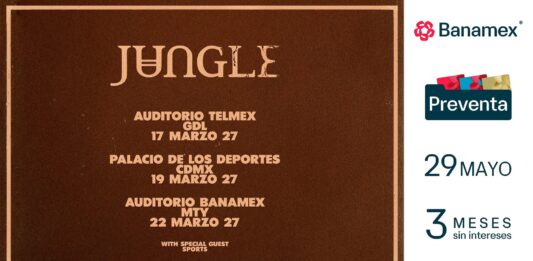 Jungle anuncia nuevo álbum, estrena “The Wave” y confirma tres fechas en México para 2027